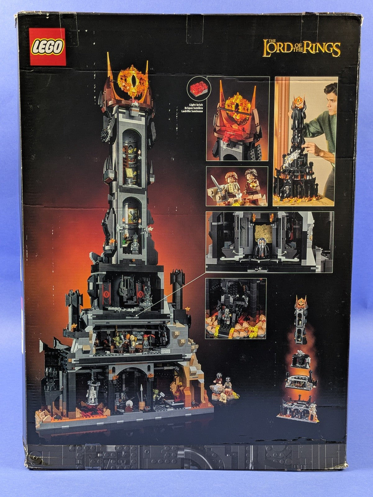 LEGO The Hobbit and The Lord of the Rings Barad-dûr 10333 Complete Set Pre-Owned
