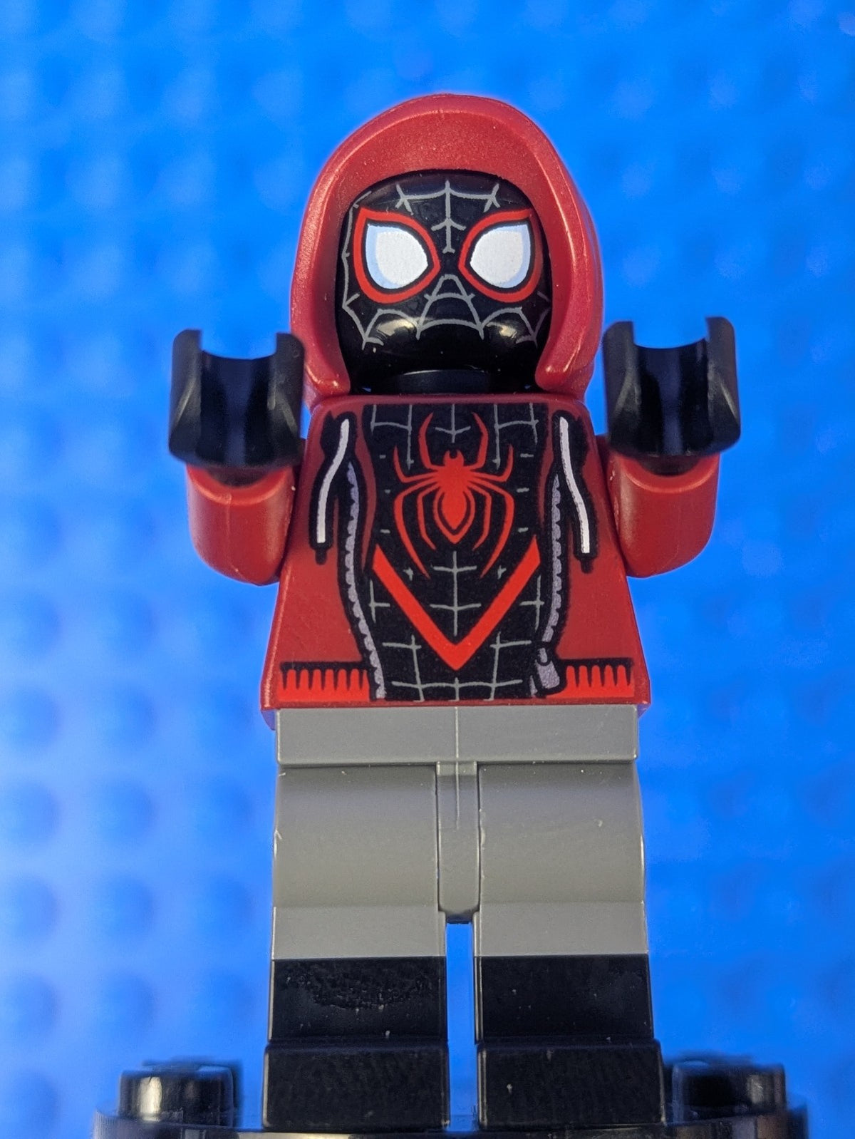 Lego Super Heroes: Spider-Man (Miles Morales) - Dark Red Hood sh0679 Set 76178