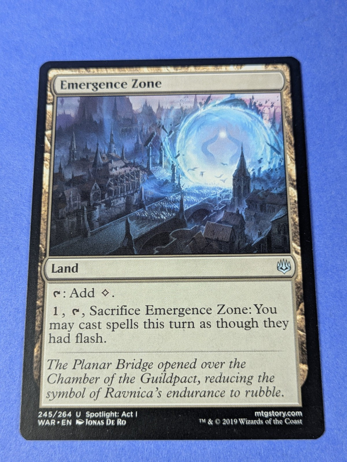 MTG Magic: War of the Spark: Emergence Zone #245/264 Uncommon - NM