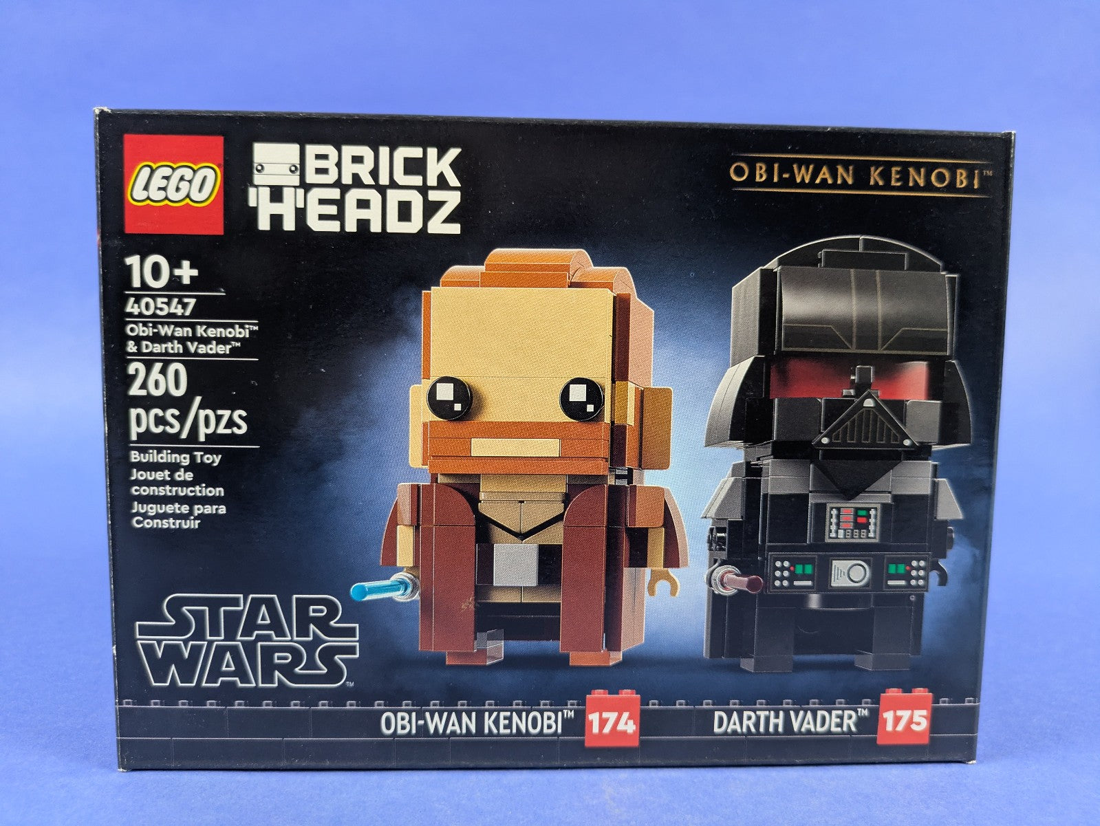Lego BrickHeadz: Star Wars: Obi-Wan Kenobi & Darth Vader Set 40547 BRAND NEW