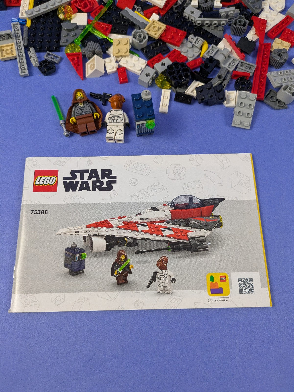 LEGO Star Wars Jedi Bob's Starfighter 75388 Complete Set Pre-Owned