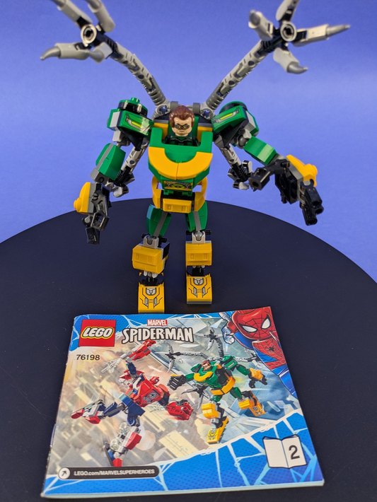 LEGO Super Heroes Spider-Man & Doctor Octopus Mech Battle 76198 Pre-Owned