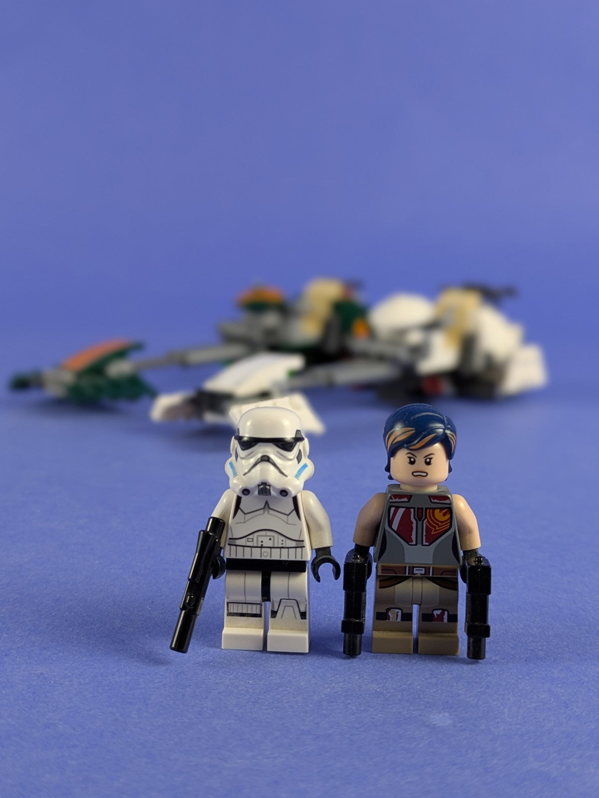 LEGO Star Wars Ezra's Speeder Bike 75090 Incomplete Set Pre-Owned
