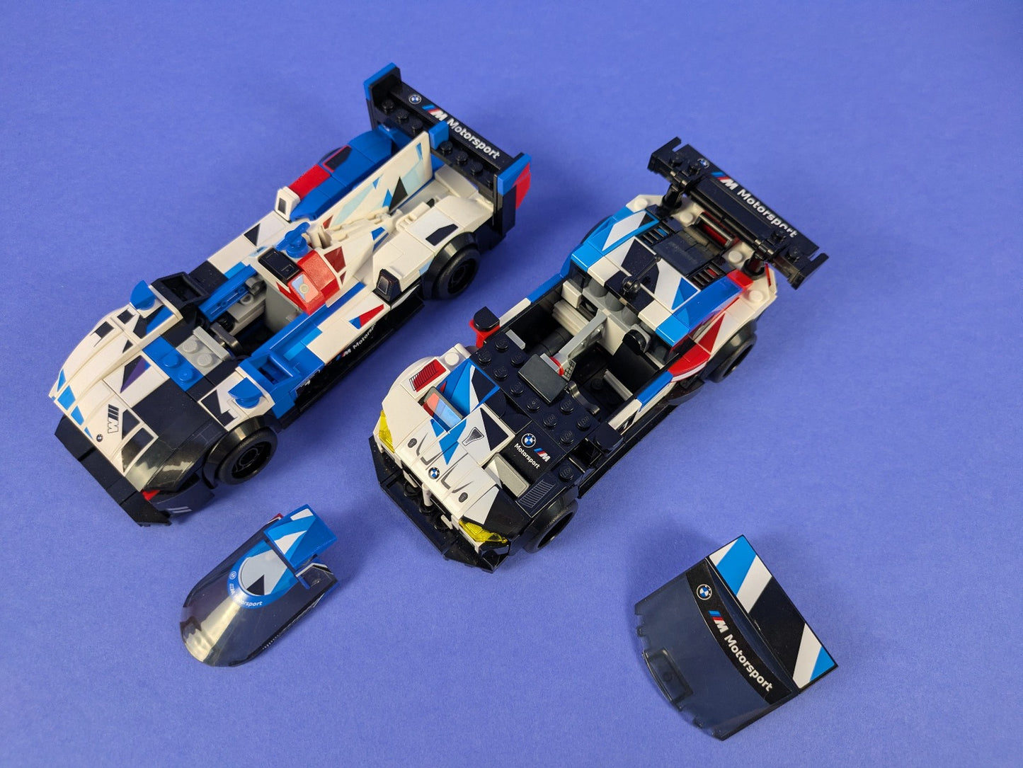 Lego SPEED CHAMPIONS: BMW M4 GT3 & BMW M Hybrid V8 76922 Incomplete Set