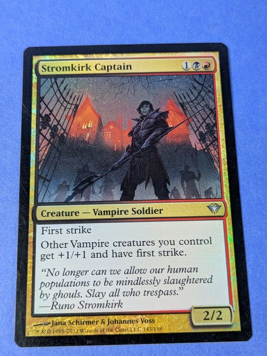 MTG Magic: Dark Ascension: Stromkirk Captain Foil #143/158 Uncommon - NM