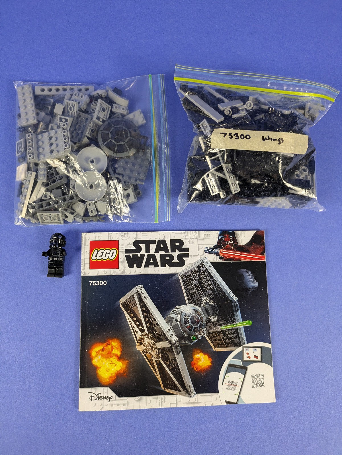 Lego Star Wars: Episode 4-6: Imperial TIE Fighter Set 75300 Incomplete Set