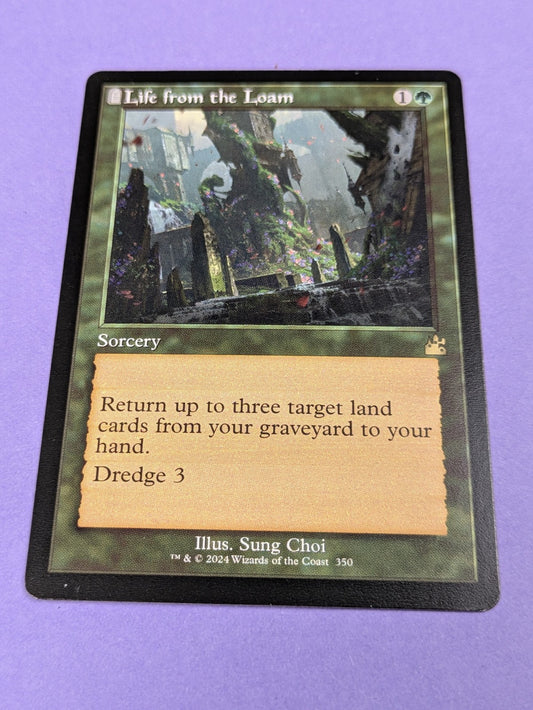 MTG Magic: Ravnica Remastered: Life from the Loam #350 Rare - NM