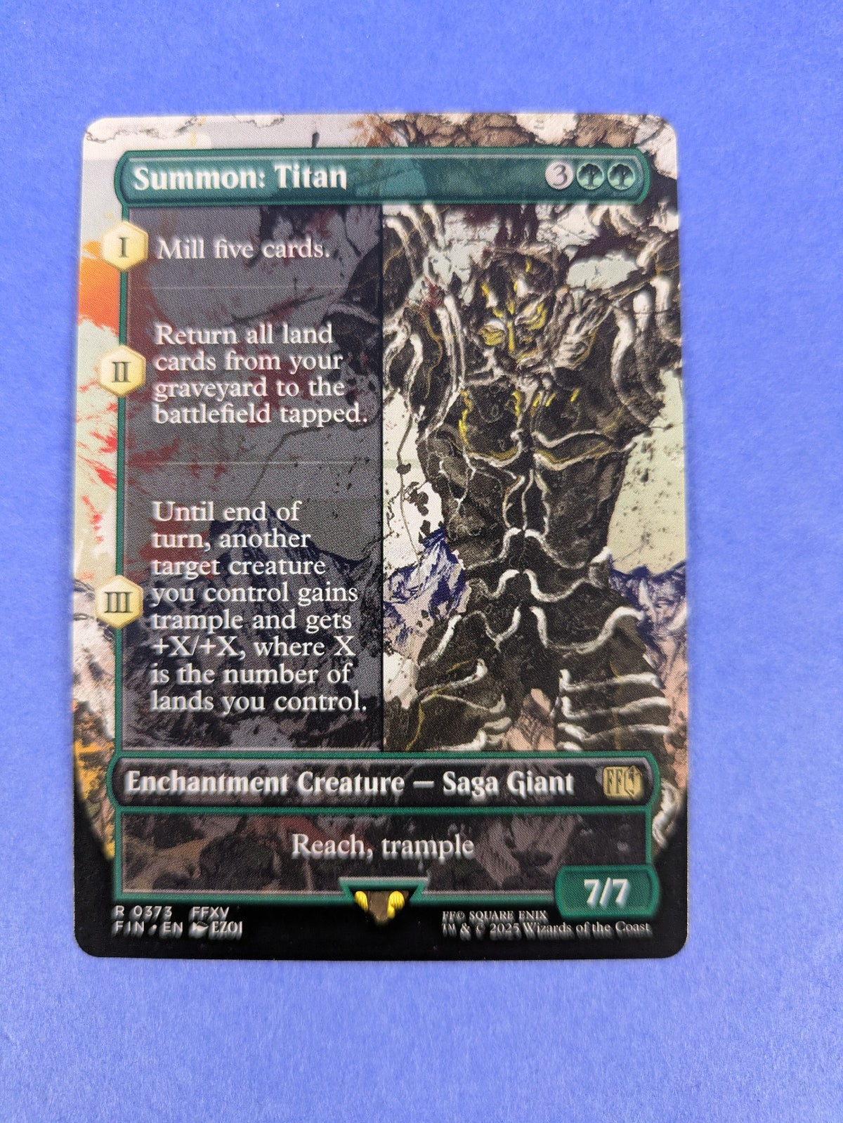 MTG Magic: FINAL FANTASY: Summon: Titan #0373 Rare - NM