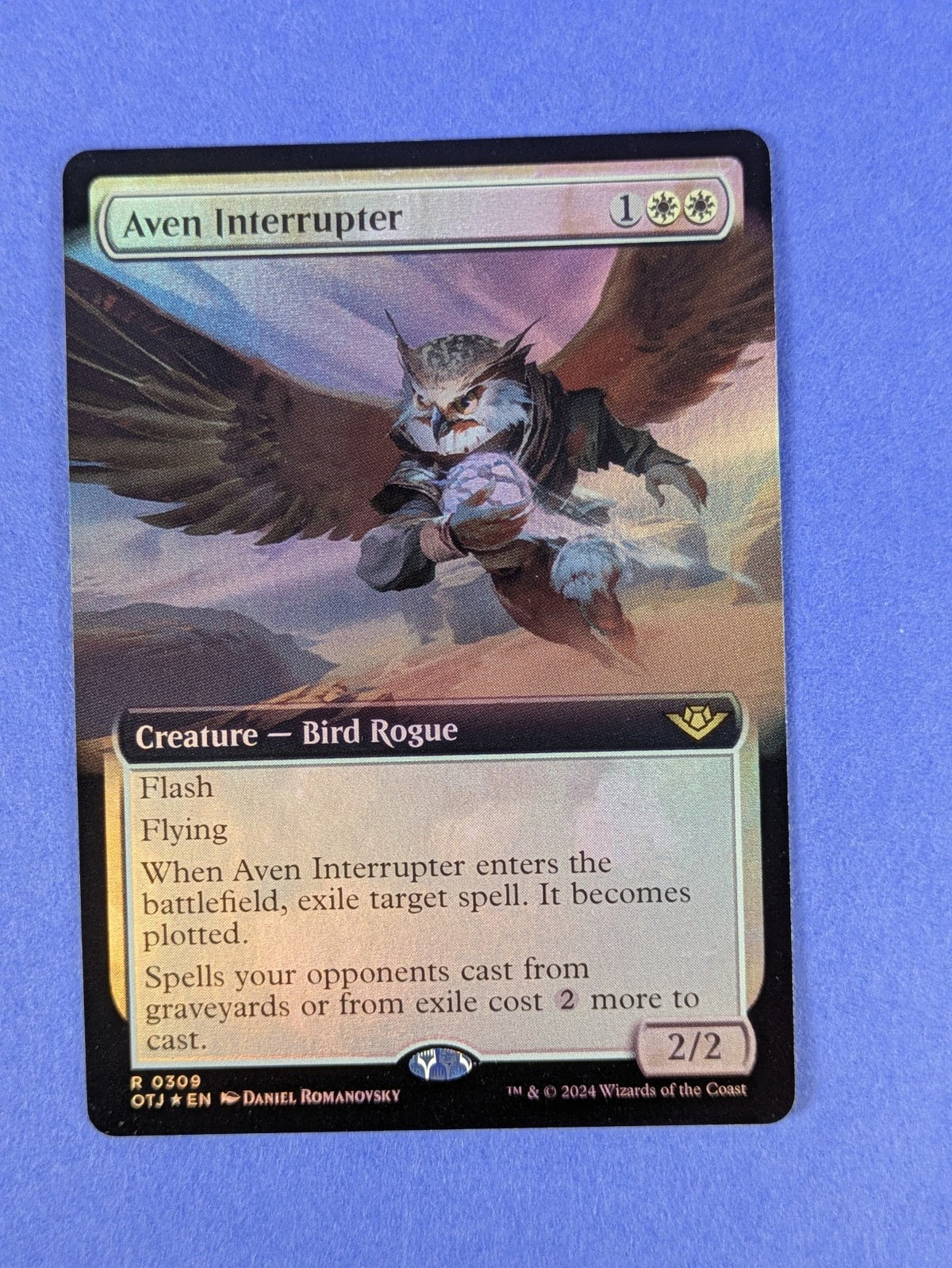 MTG Magic: Outlaws of Thunder Junction: Aven Interrupter #0309 Rare - NM