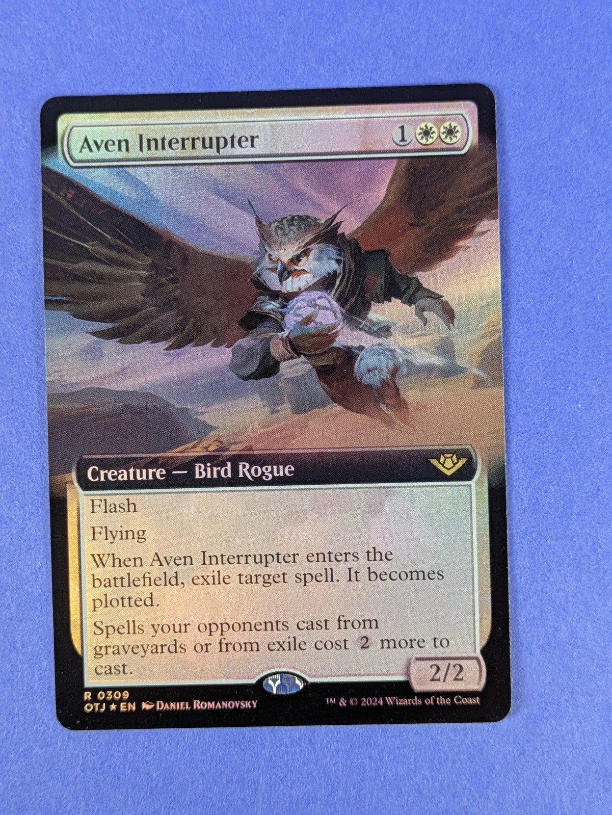 MTG Magic: Outlaws of Thunder Junction: Aven Interrupter #0309 Rare - NM