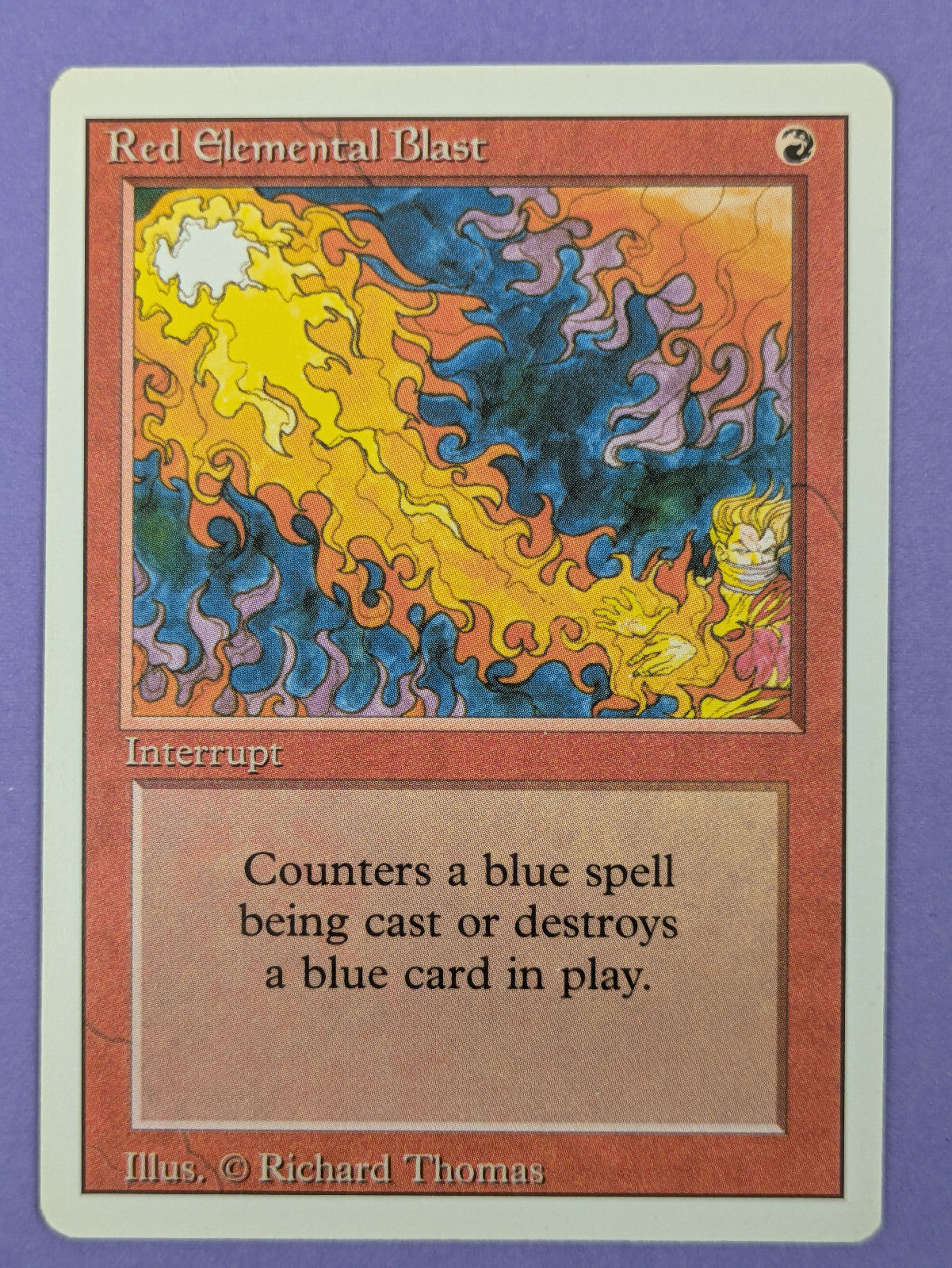 MTG Magic: Revised Edition (3rd Edition): Red Elemental Blast Common - NM