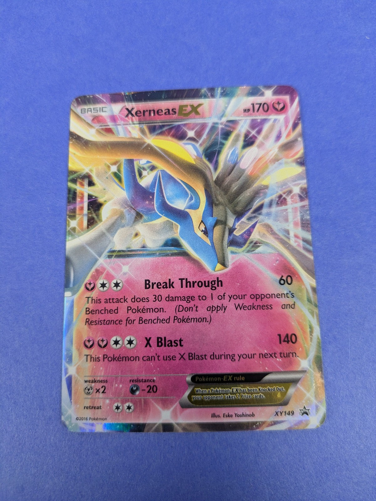 Xerneas EX - XY149 - Promo Holo XY Black Star Promos - Pokemon Card - NM