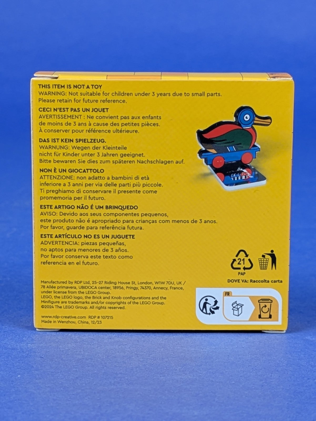LEGO Magnet Flat - Wooden Duck 5008907