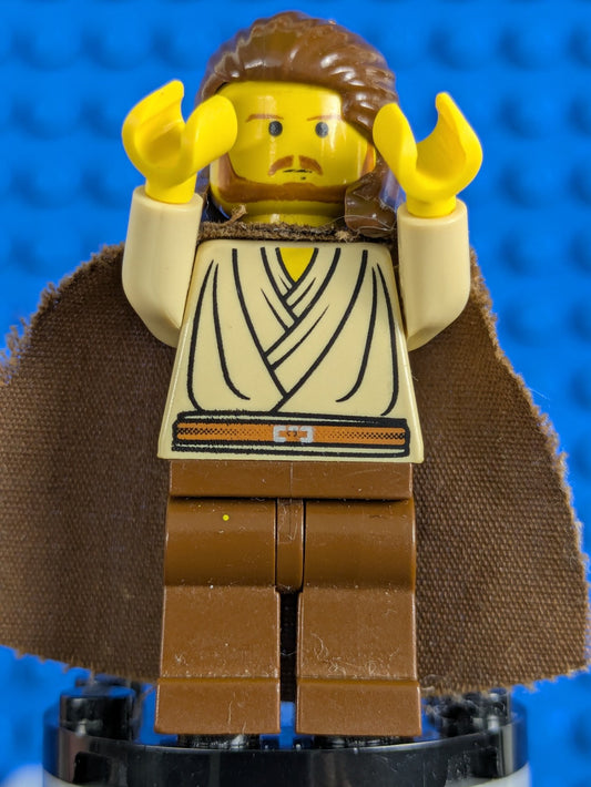 Lego Star Wars: Qui-Gon Jinn (Yellow Head) sw0027 Set 7171