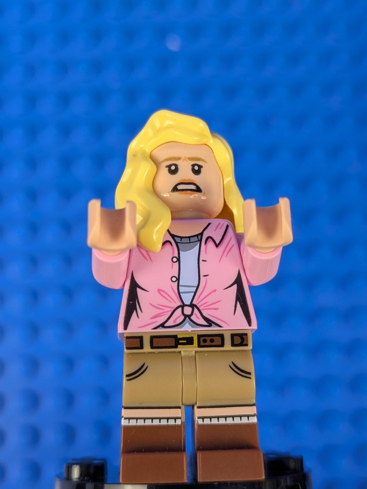 Lego Jurassic World: Dr. Ellie Sattler - Bright Pink Shirt jw028 Set 75932