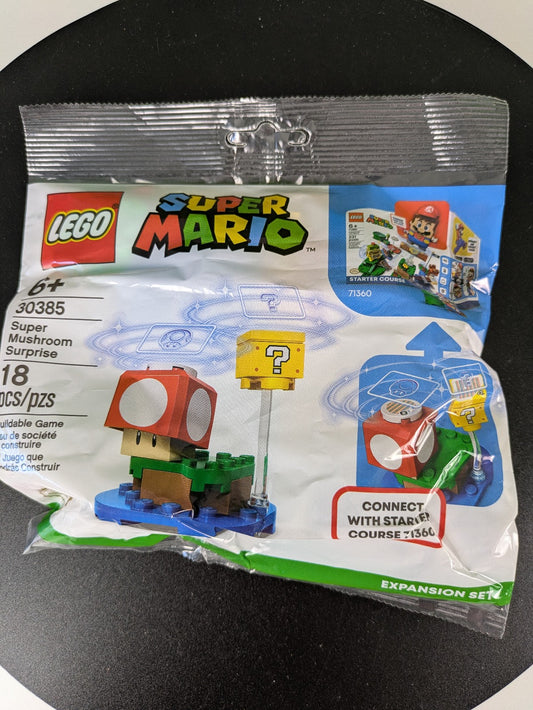 Lego Super Mario: Super Mushroom Surprise Expansion Set polybag 30385 BRAND NEW