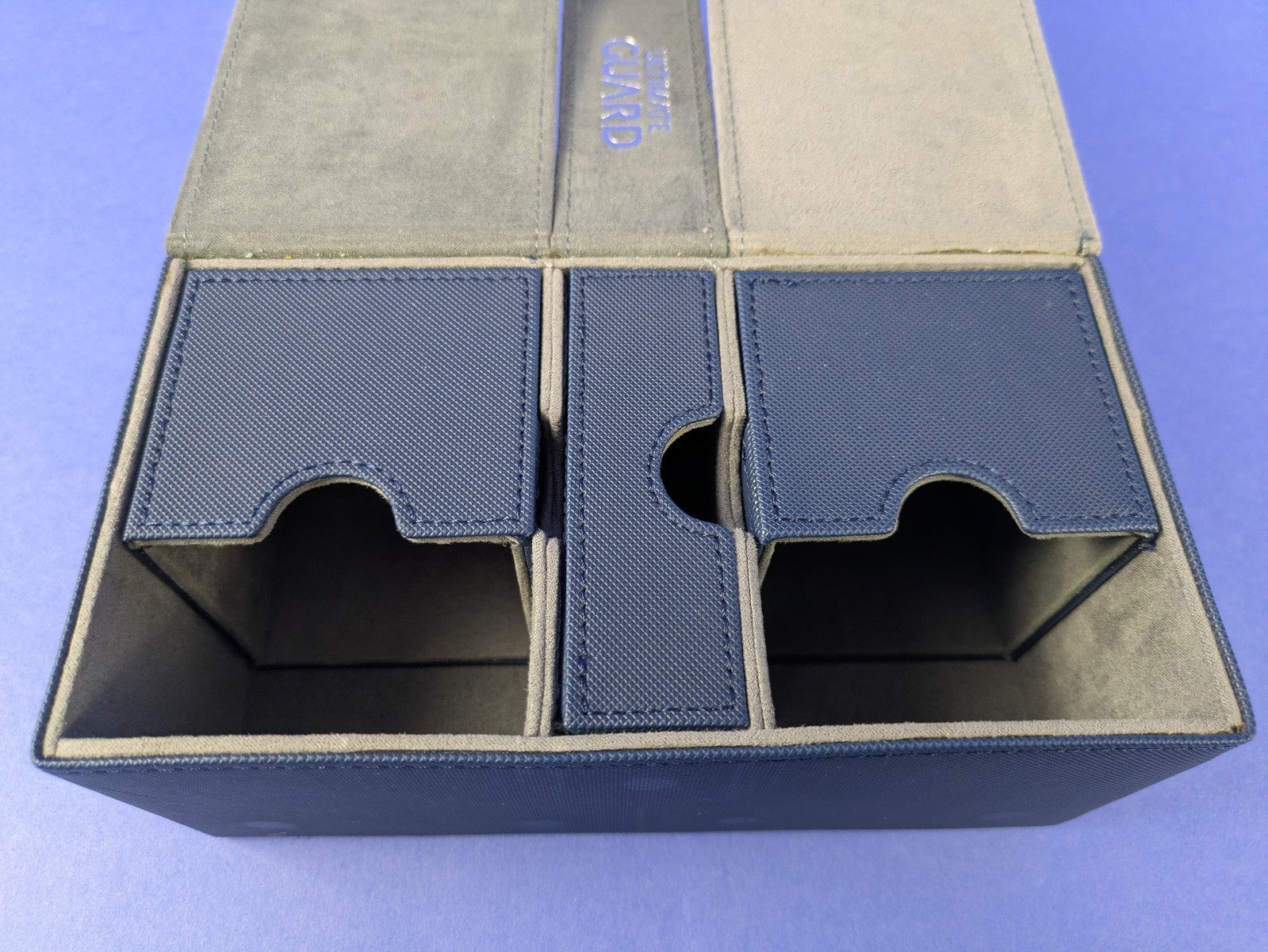 Ultimate Guard Twin FLIP n TRAY Xenoskin Deck Case 200+ Blue for MTG Pokemon
