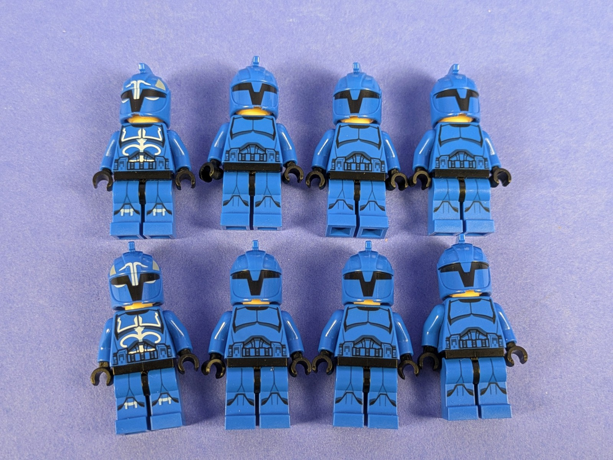 Lego Star Wars 6x Senate Commandos sw0614 & 2x Senate Commando Captains sw0613