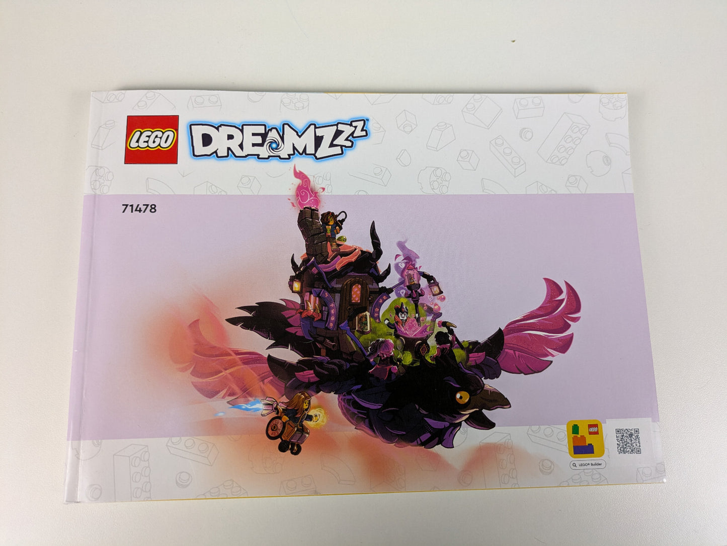 Lego DREAMZzz: The Never Witch's Midnight Raven Set 71478 - w/ Instructions