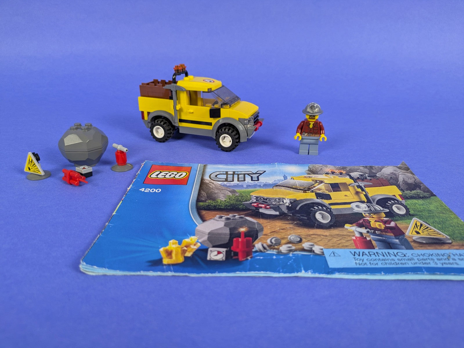Lego Town: City: Construction: Mining 4 x 4 4200 w/ Instructions