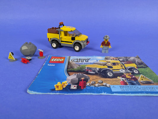 Lego Town: City: Construction: Mining 4 x 4 4200 w/ Instructions
