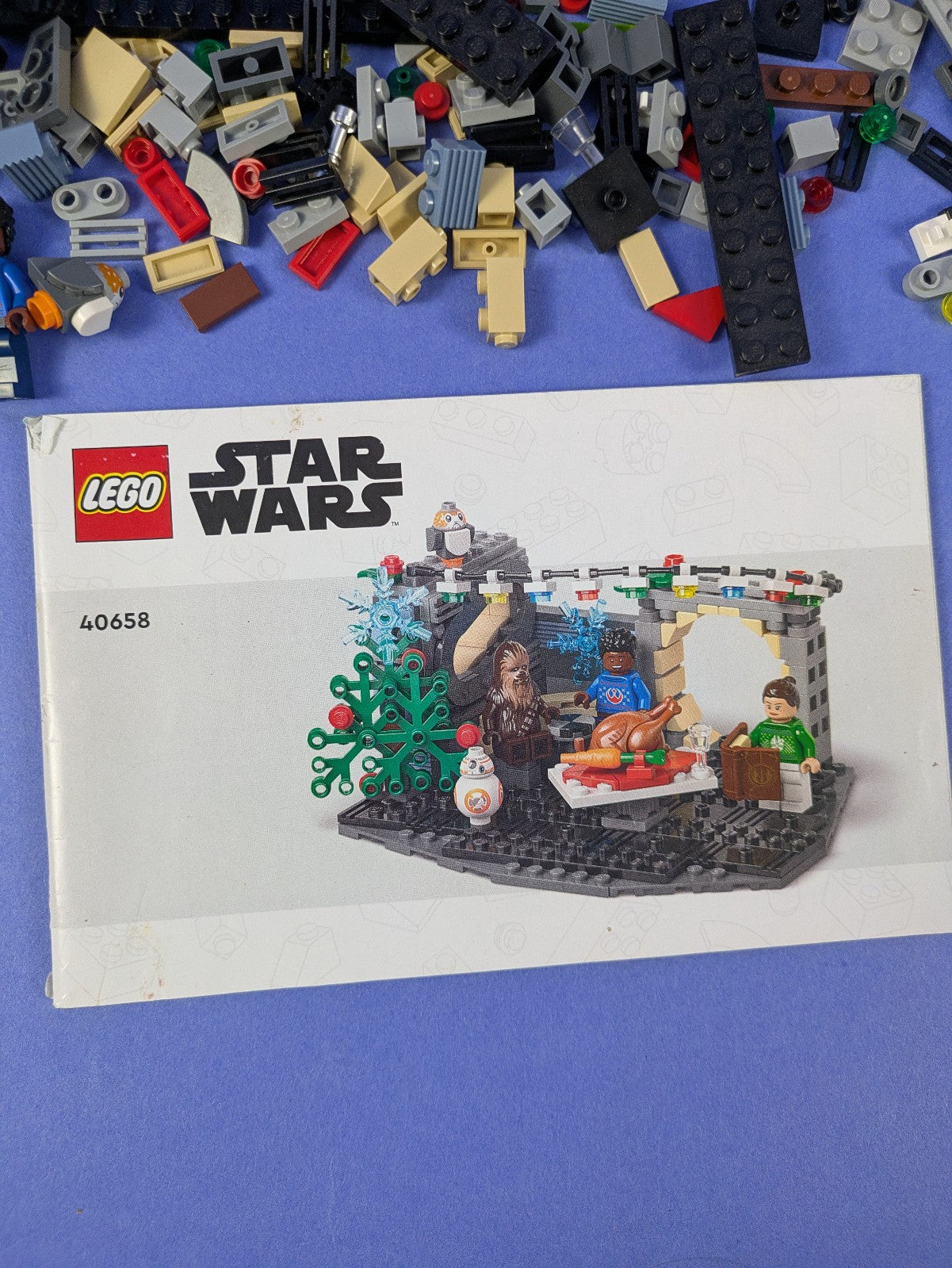 LEGO Star Wars Millennium Falcon Holiday Diorama 40658 Complete Set Pre-Owned