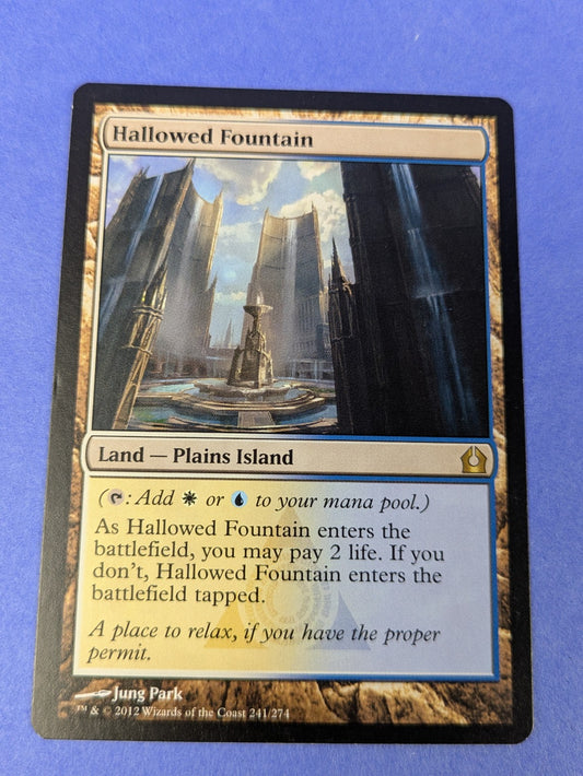MTG Magic: Return to Ravnica: Hallowed Fountain #241/274 Rare - NM