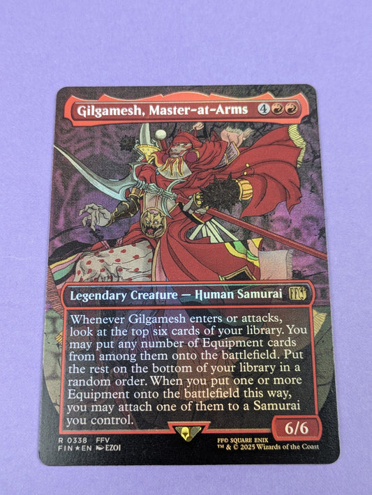 MTG Magic: FINAL FANTASY: Gilgamesh, Master-at-Arms Foil #0338 Rare - NM