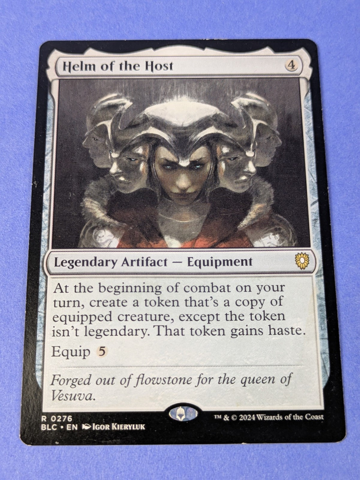 MTG Magic: Bloomburrow Commander: Helm of the Host #0276 Rare - MP