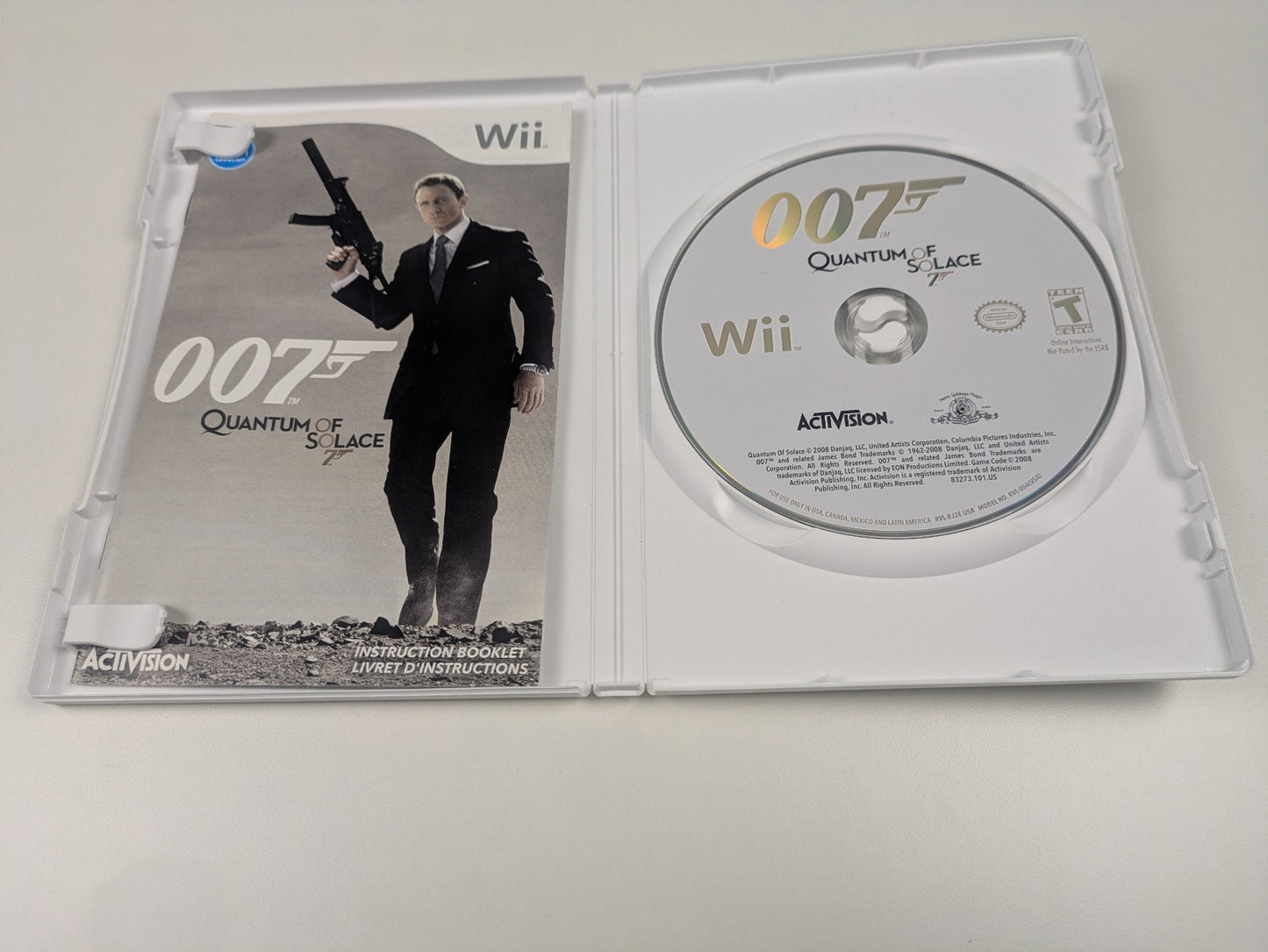 007: Quantum of Solace (Nintendo Wii, 2008) CIB