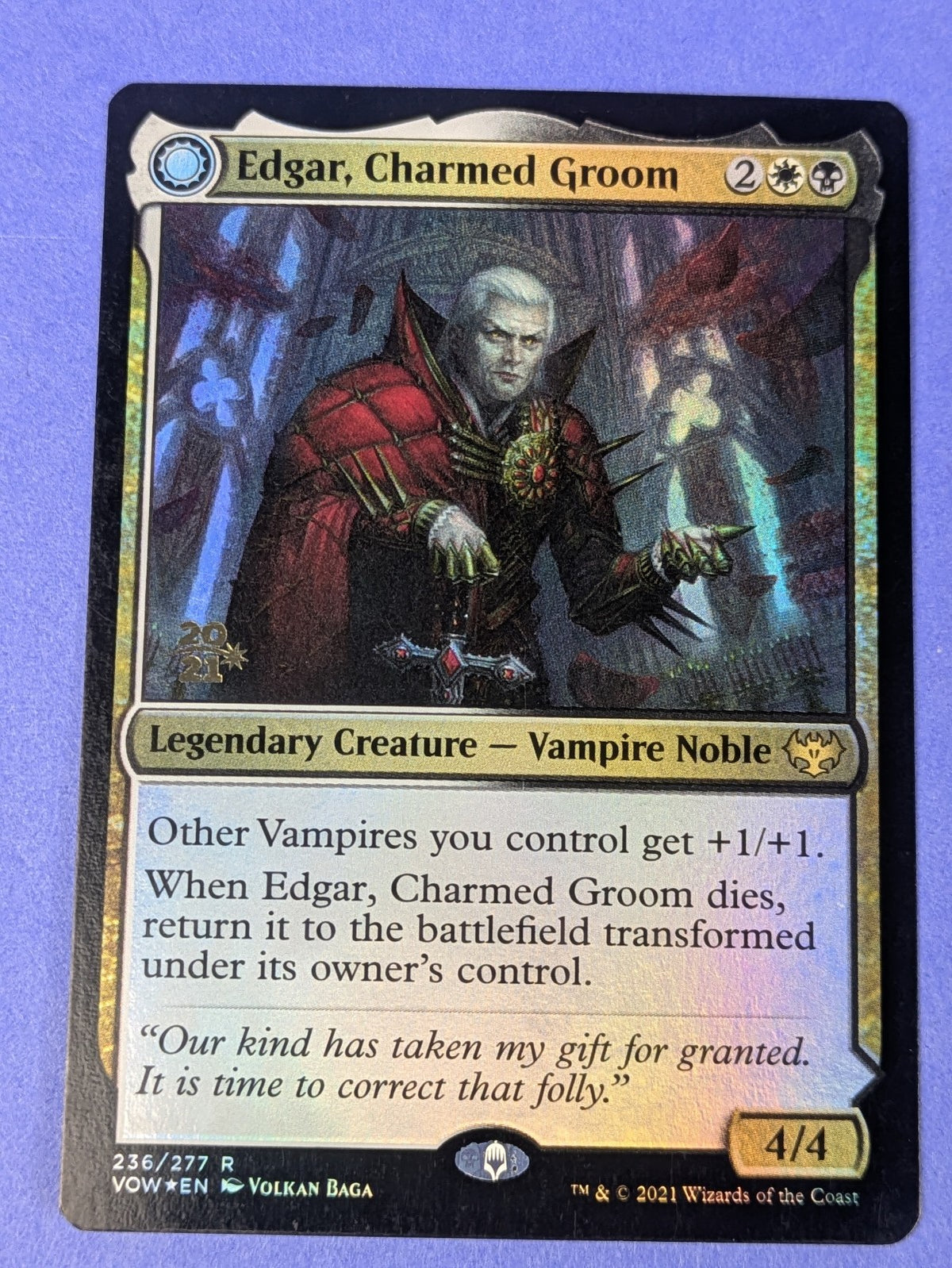 MTG: Innistrad: Edgar, Charmed Groom / Edgar Markov's Coffin Foil #236/277 - NM