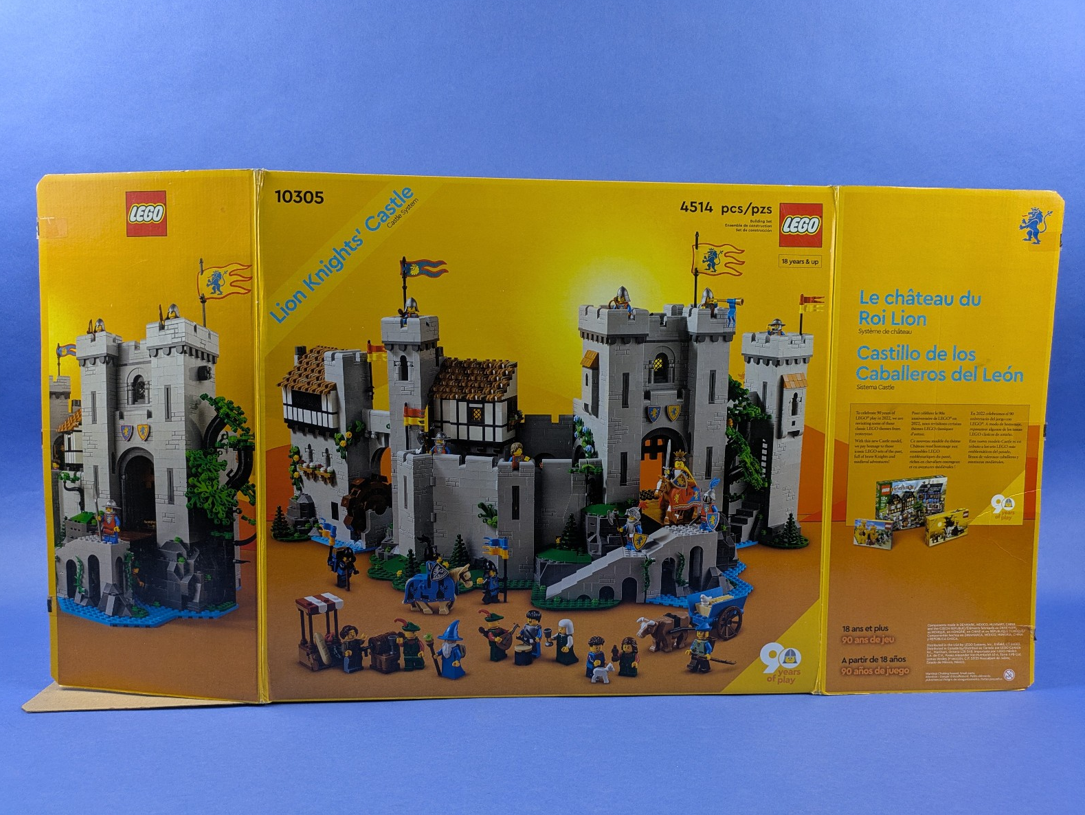 LEGO Castle Lion Knights' Castle 10305 Complete w/ Extra Minifigures Pre-Owned