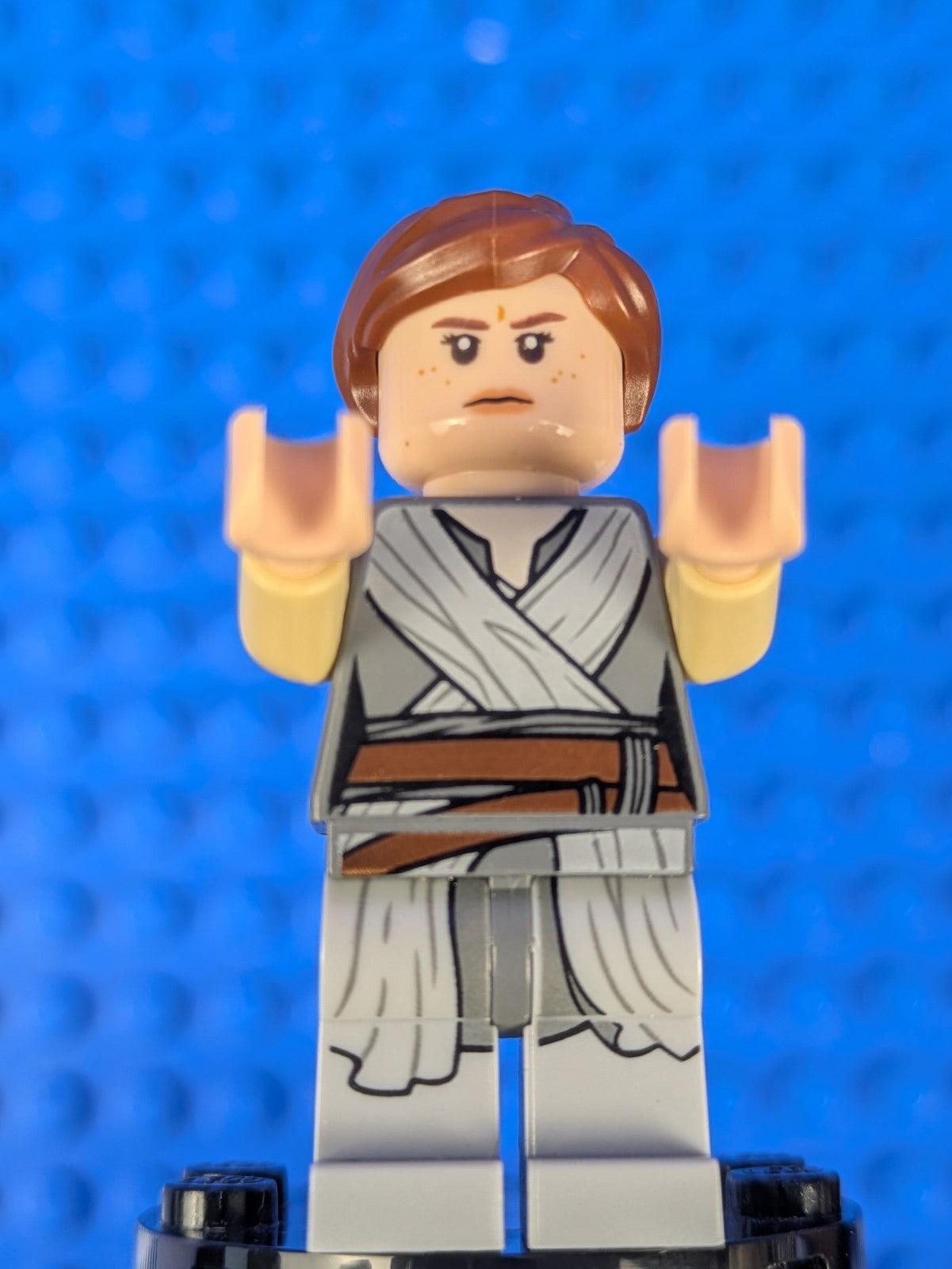Lego Star Wars: Rey - Light Bluish Gray Tied Robe sw0866 Sets 75189, 75216