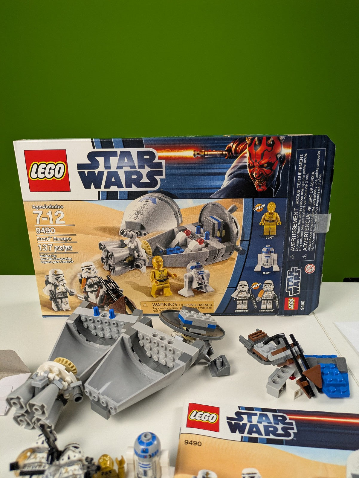 Lego Star Wars: Droid Escape Set 9490 - Complete Set