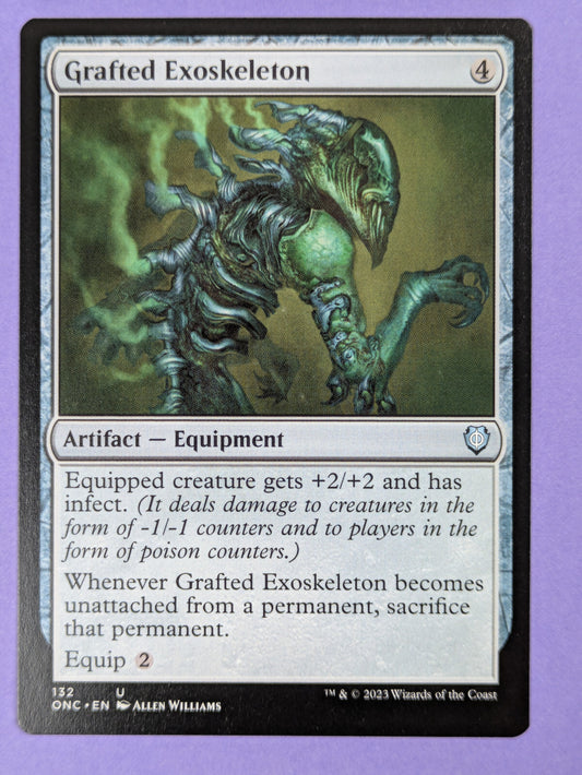 MTG Magic The Gathering: Phyrexia: Grafted Exoskeleton #132 Uncommon - NM