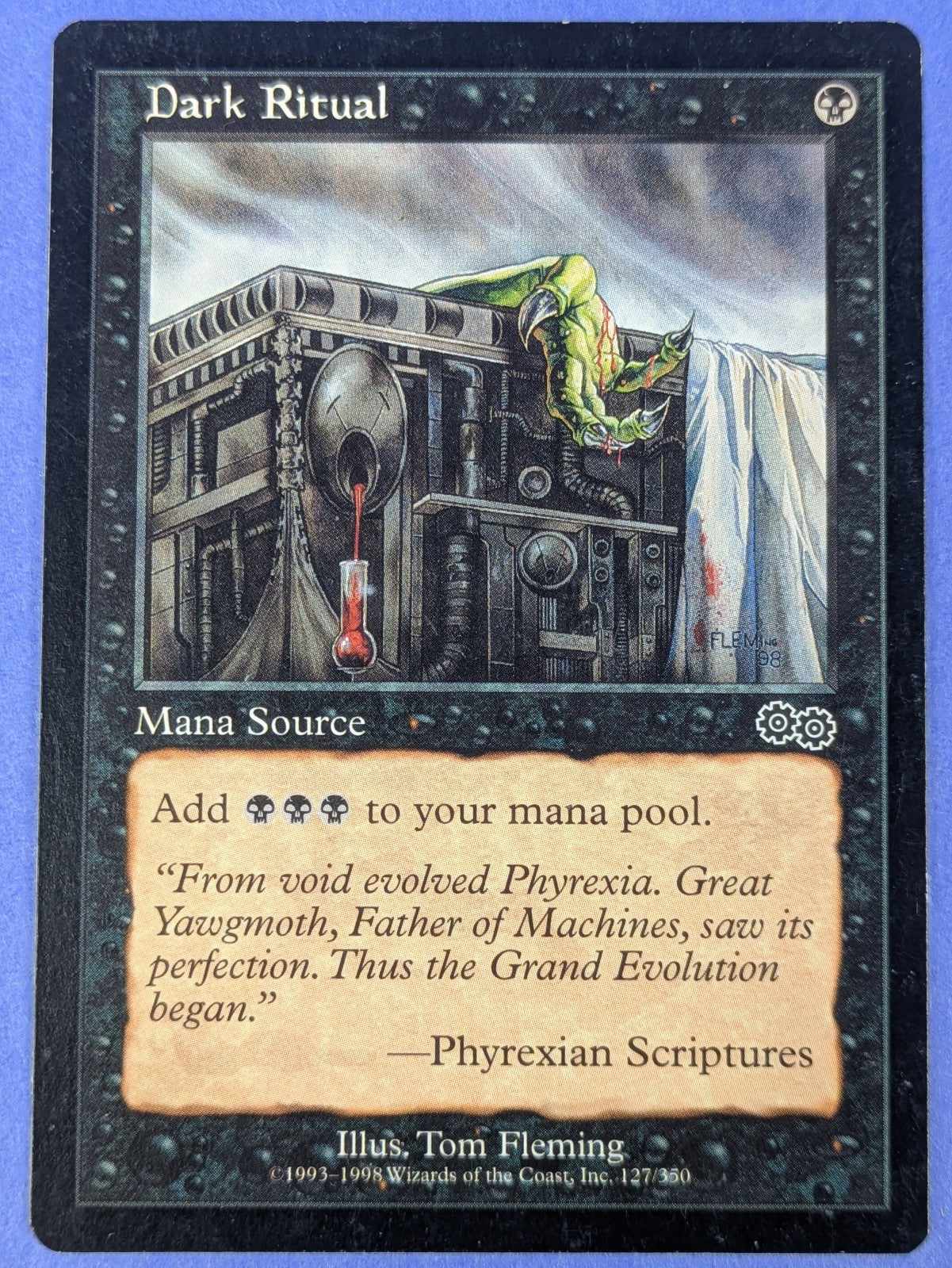 MTG Magic the Gathering: Urza's Saga: Dark Ritual #127/350 Common - LP