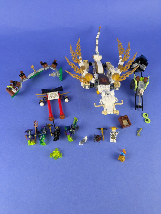 LEGO NINJAGO Master Wu Dragon 70734 Incomplete Set Pre-Owned