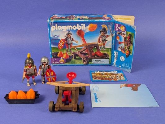 PLAYMOBIL Roman Fire Set 4278 Complete Set