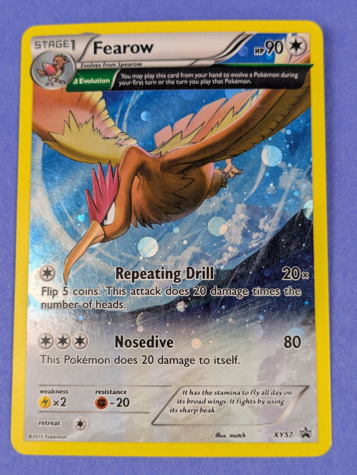 Fearow - XY57 - Holo Promo XY Promos - Pokemon Card - MP