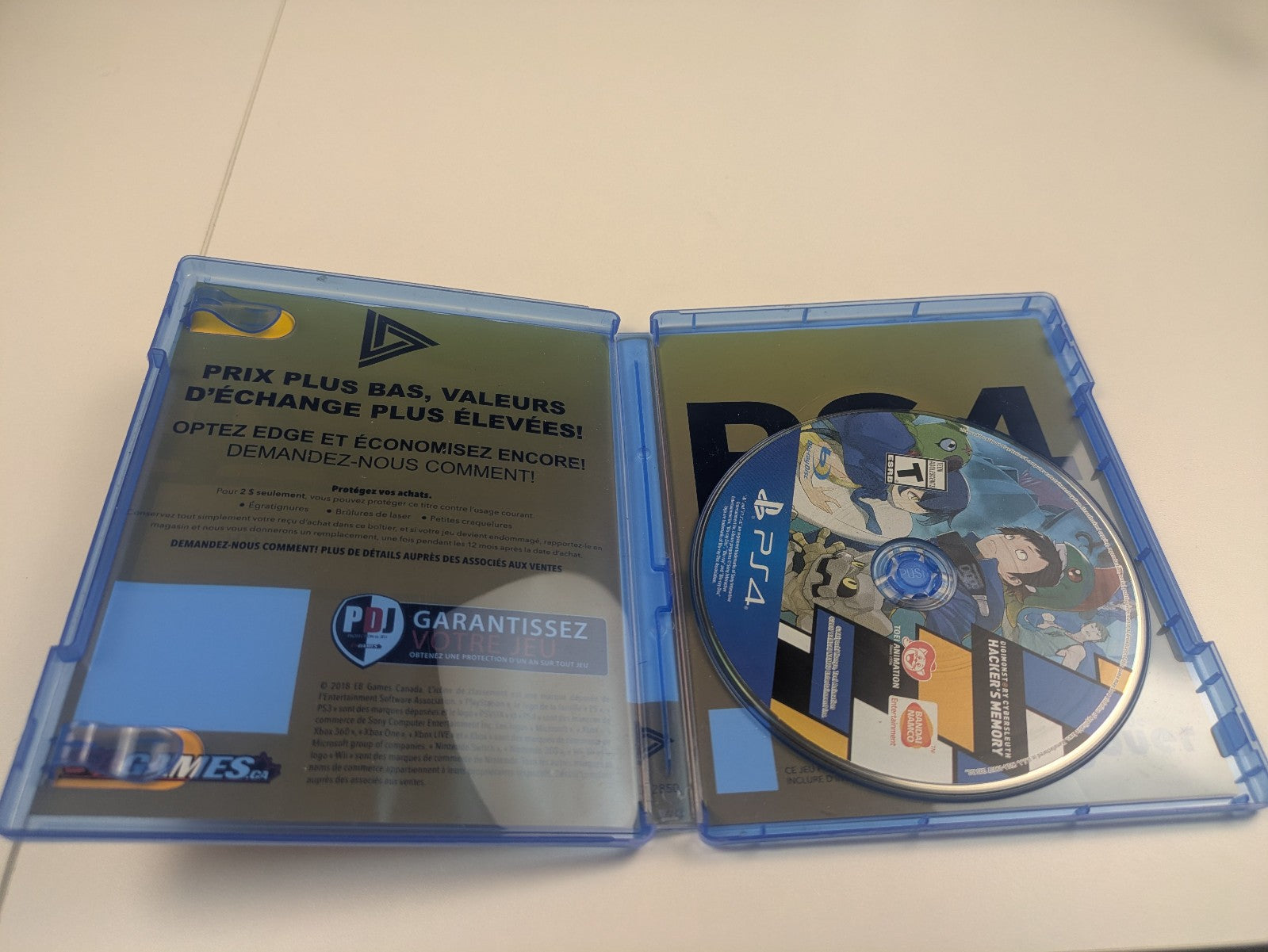 Digimon Story: Cyber Sleuth Hacker’s Memory (PS4, 2017) Different Case