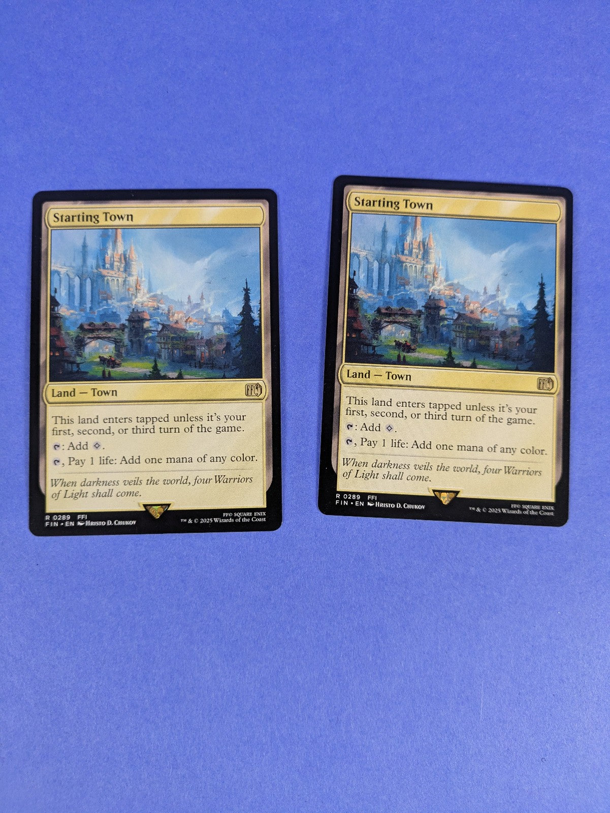 MTG Magic the Gathering: FINAL FANTASY: Starting Town #0289 Rare - NM