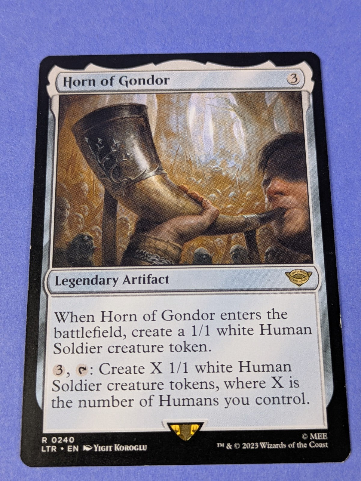 MTG: The Lord of the Rings: Tales of Middle-earth: Horn of Gondor #0240 Rare LP