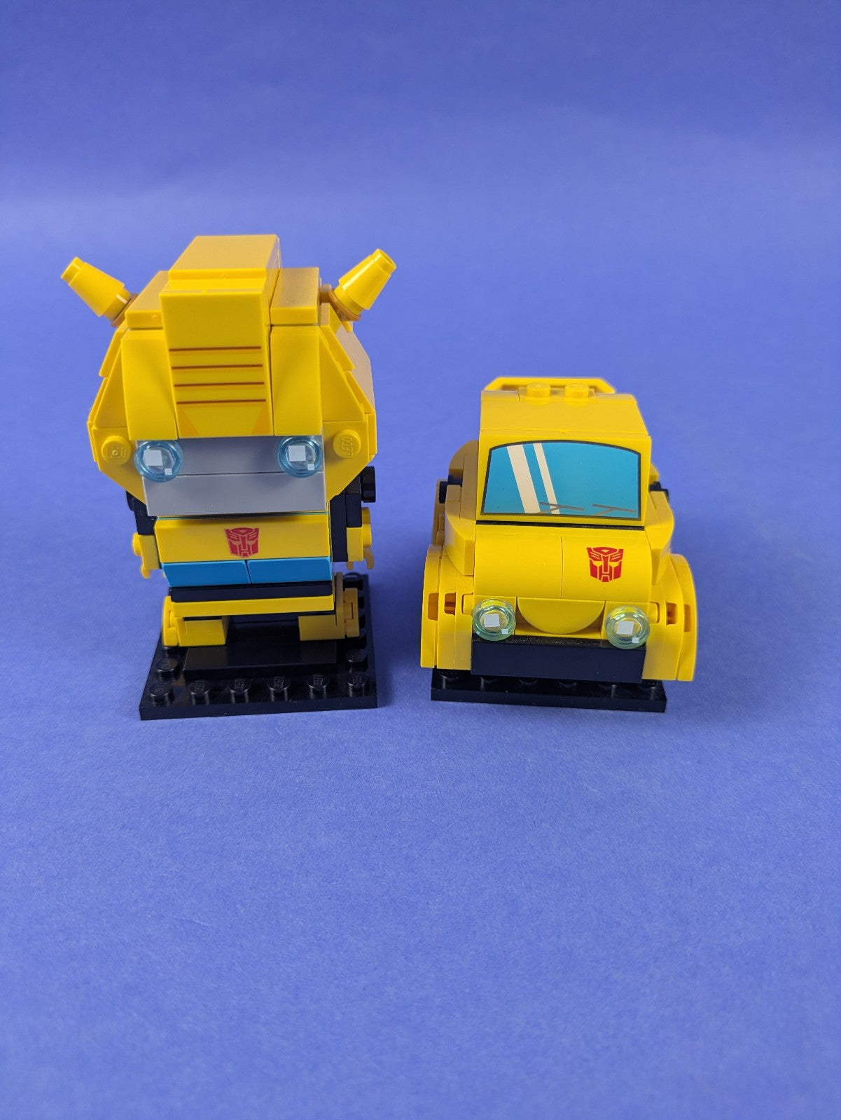 LEGO BrickHeadz Transformers Bumblebee Robot & Vehicle 40804 Complete Pre-Owned