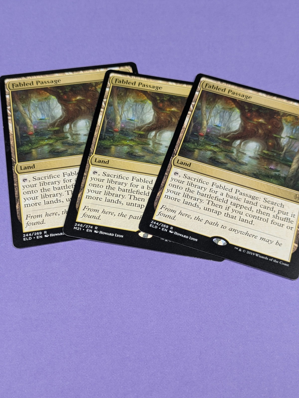MTG Magic: Throne of Eldraine: Fabled Passage #244/269 Rare - NM