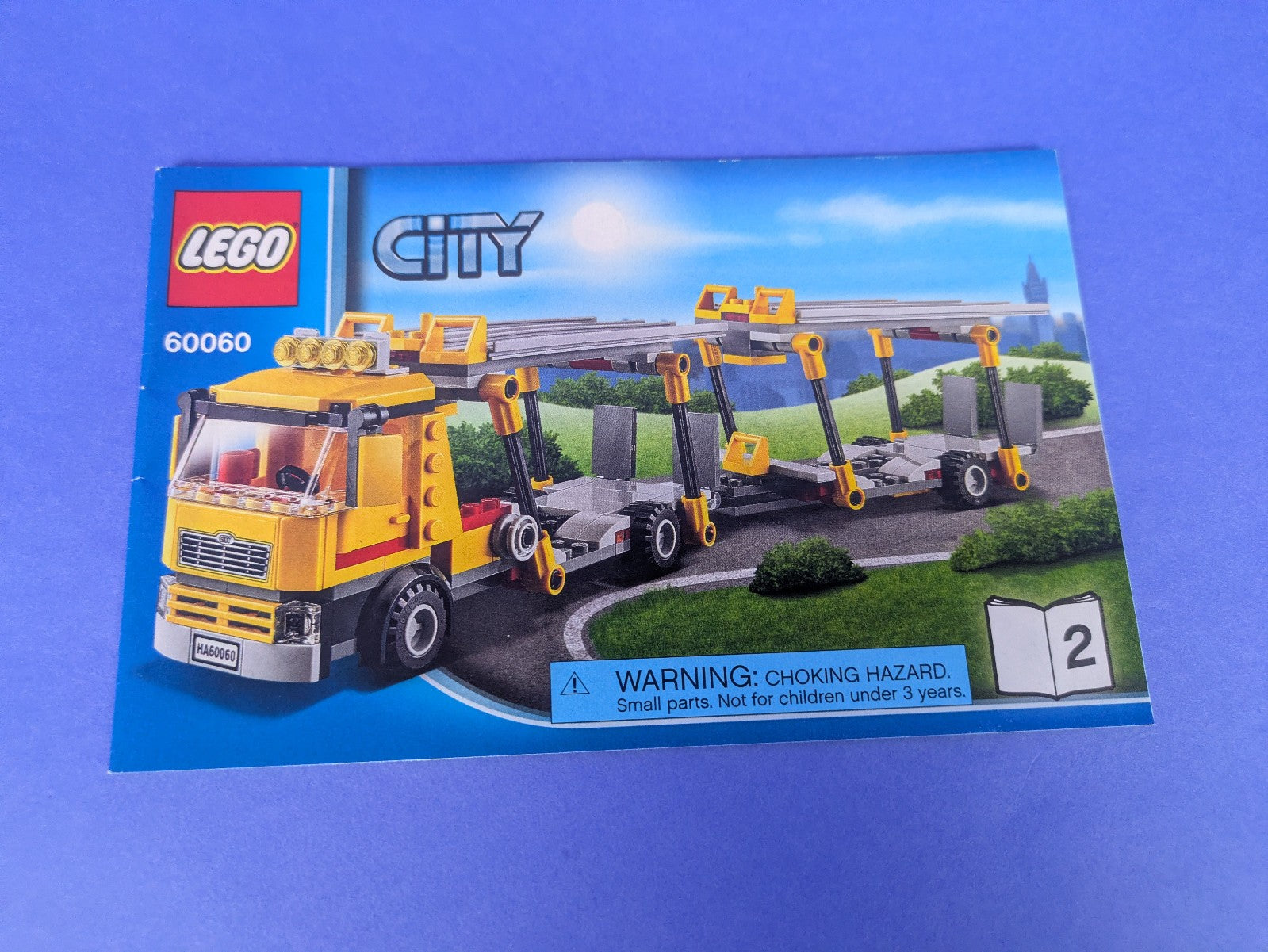Lego Town: City: Traffic: Auto Transporter Set 60060 - w/ Instructions
