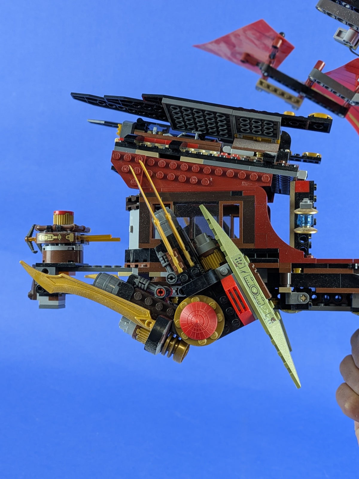 LEGO NINJAGO Final Flight of Destiny's Bounty 70738 Incomplete Set Pre-Owned