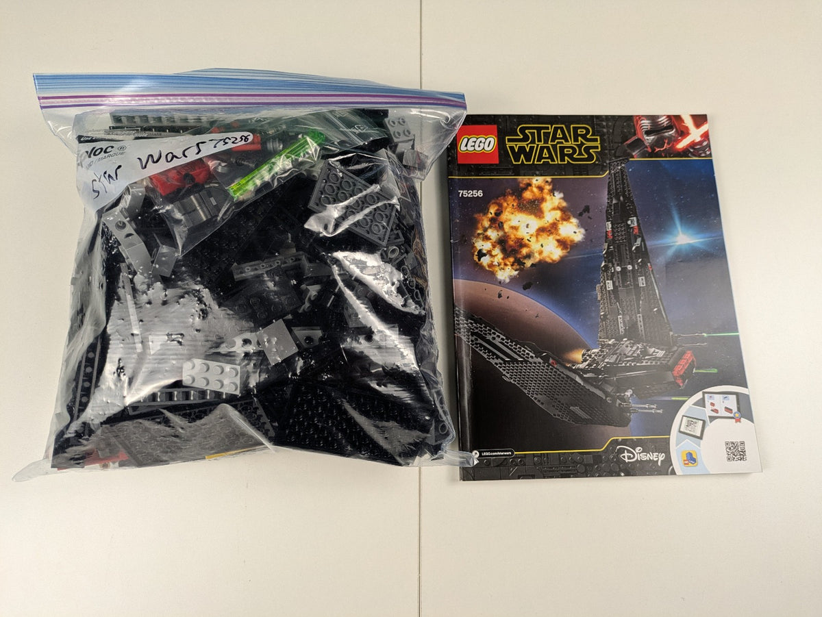 LEGO Star Wars Kylo Ren's Shuttle 75256 Complete Set Pre-Owned