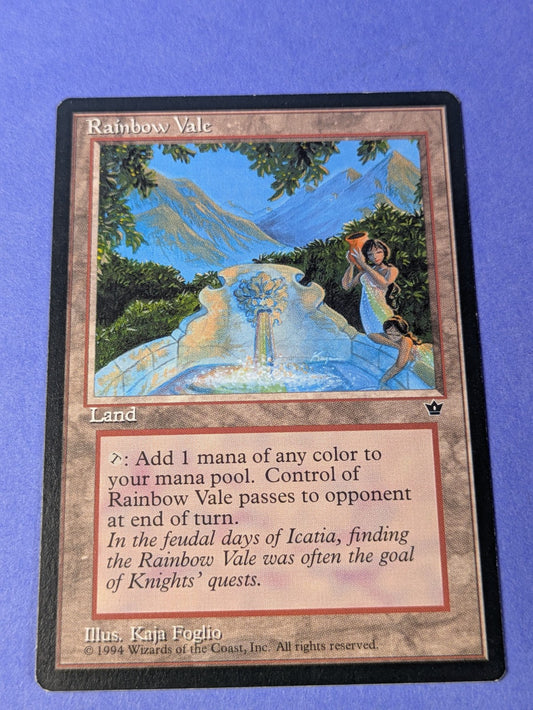 MTG Magic: Fallen Empires: Rainbow Vale #99 Rare - LP