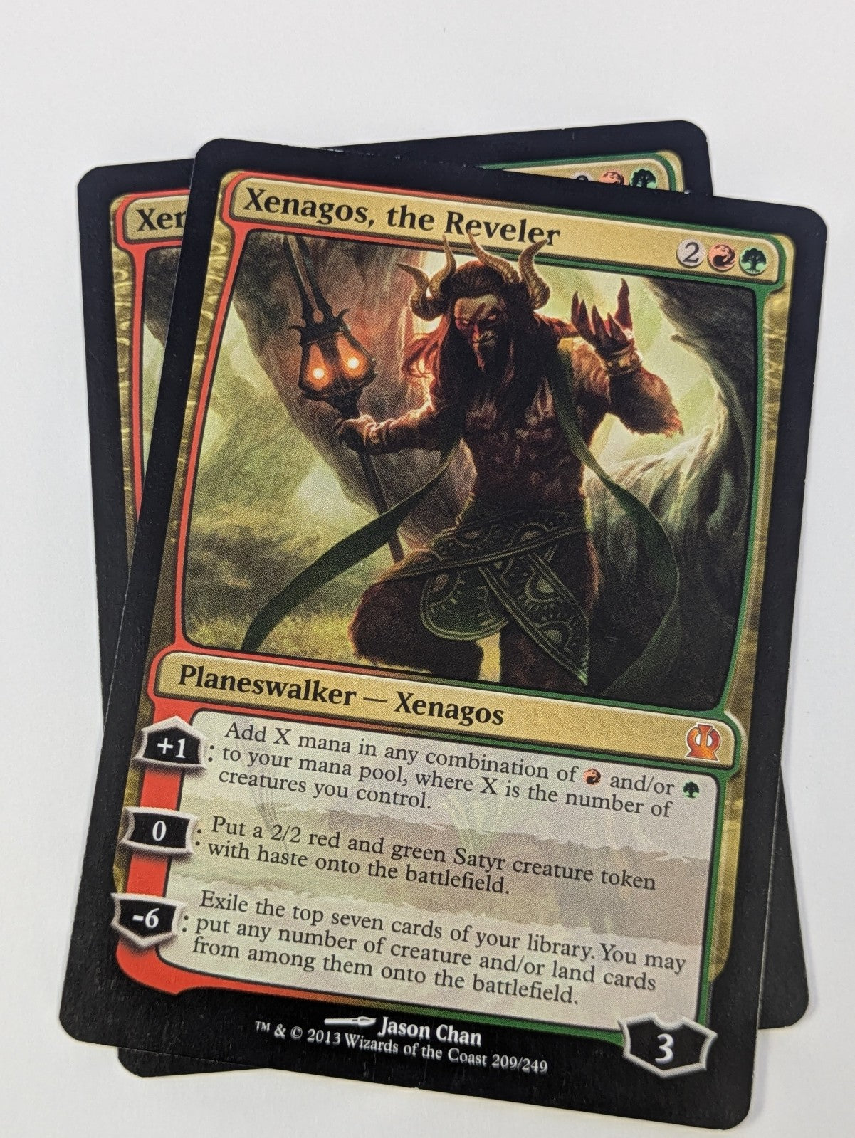 MTG Magic: Theros: Xenagos, the Reveler #209/249 Mythic - LP