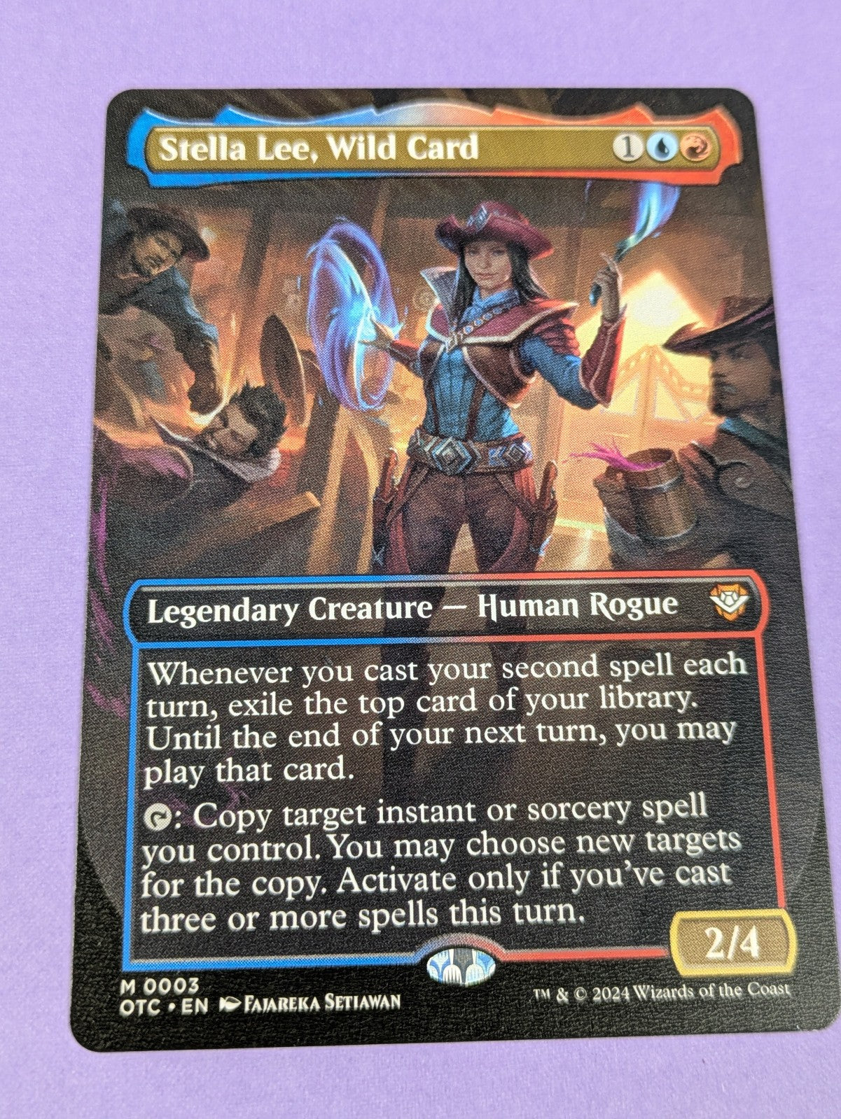 MTG: Outlaws of Thunder Junction: Stella Lee, Wild Card #0003 Mythic - NM